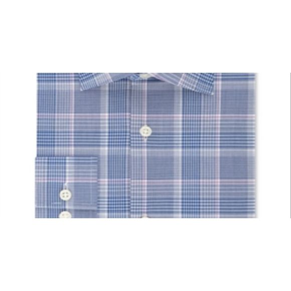 Massimo Alba Men's Dress Shirt Button Down Regular Fit Blue Size 18X34-35 - Picture 4 of 4